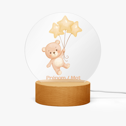 Lampe/Veilleuse - Ours ballon
