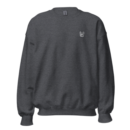 Sweat unisexe brodé bouledogue