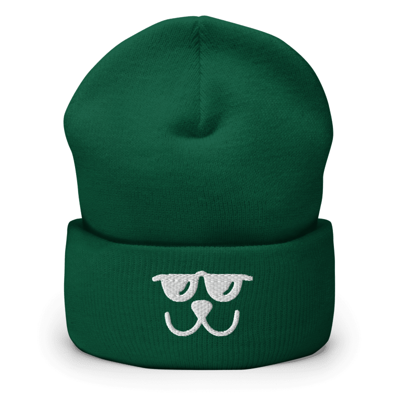 Bonnet brodé - smile