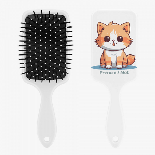 Brosse à cheveux personnalisée - chat