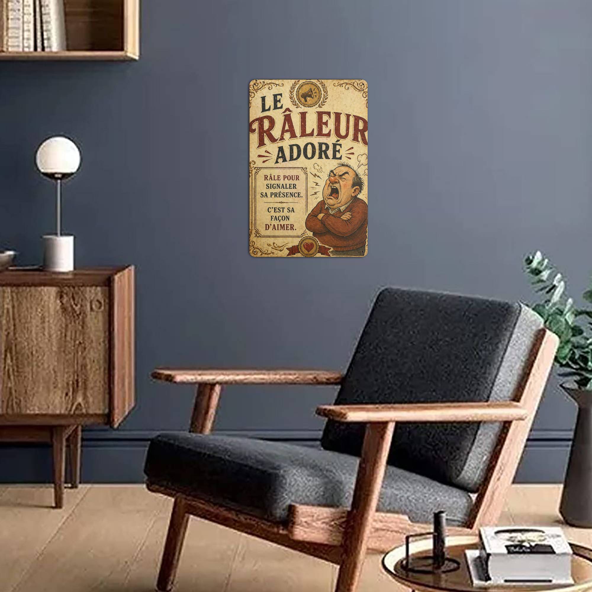 Plaque en métal – Raleur