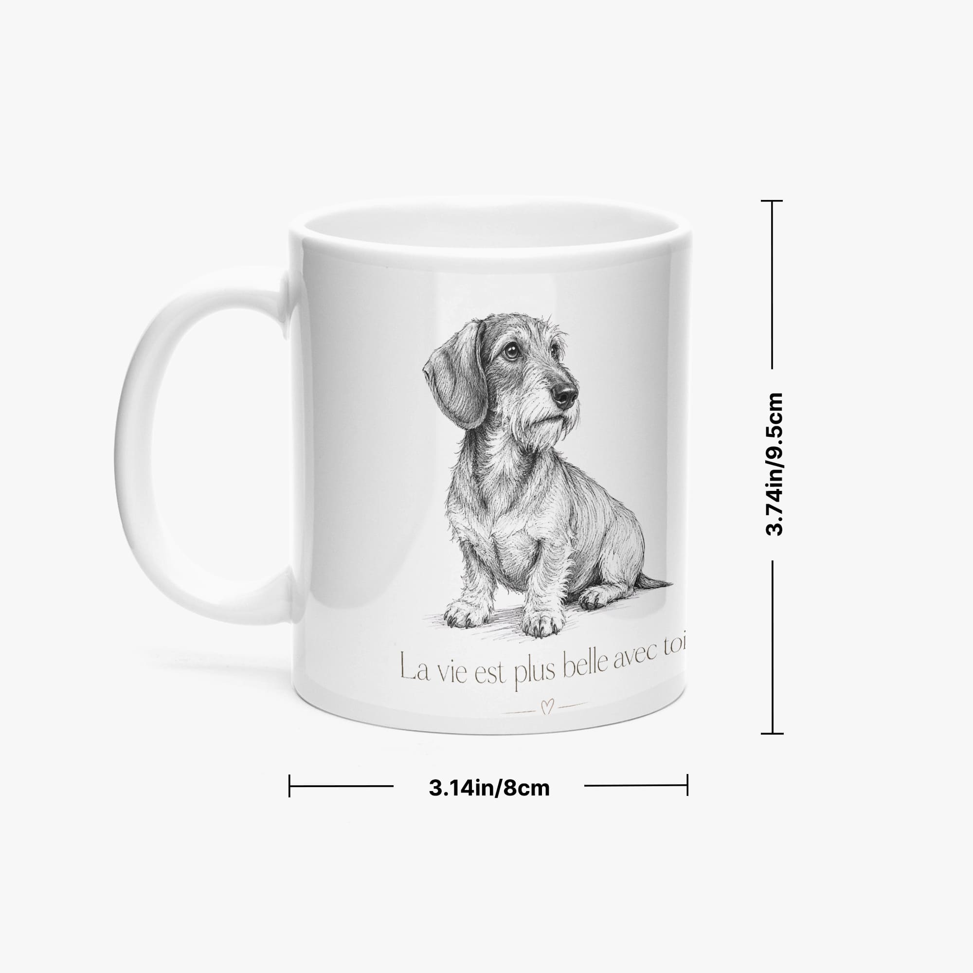 Mug Teckel – 325 ml – Image 2