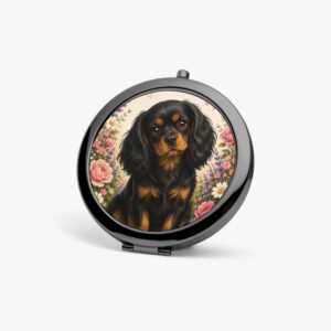 Miroir de poche rond Cavalier King Charles 2